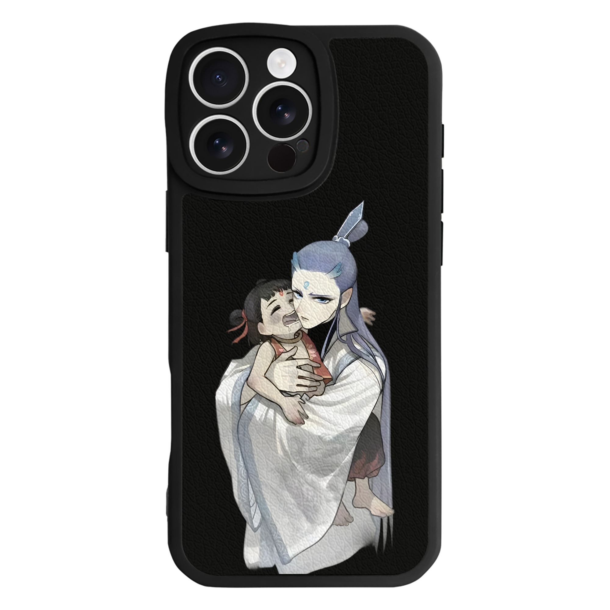 （画像用） Ne Zha 2 ナタ 魔童の大暴れ 【iPhone 16シリーズ対応】シリコンスマホケース（レザー調） 材質：シリコン